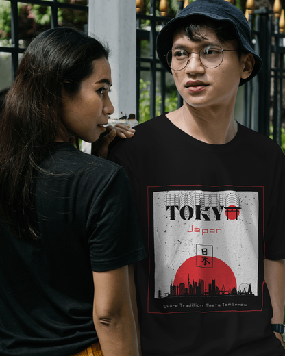 Y&D Tokyo Skylines: Where Tradition Meets Tomorrow Tee