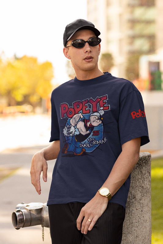 Y&D: "Popeye the Sailor" themed Unisex Oversized tee