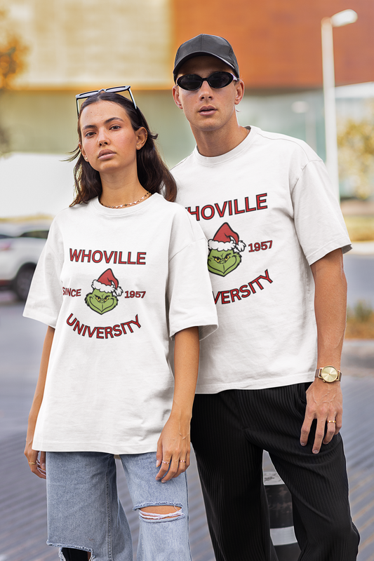 Y&D: Christmas Themed Grinch unisex oversized tee