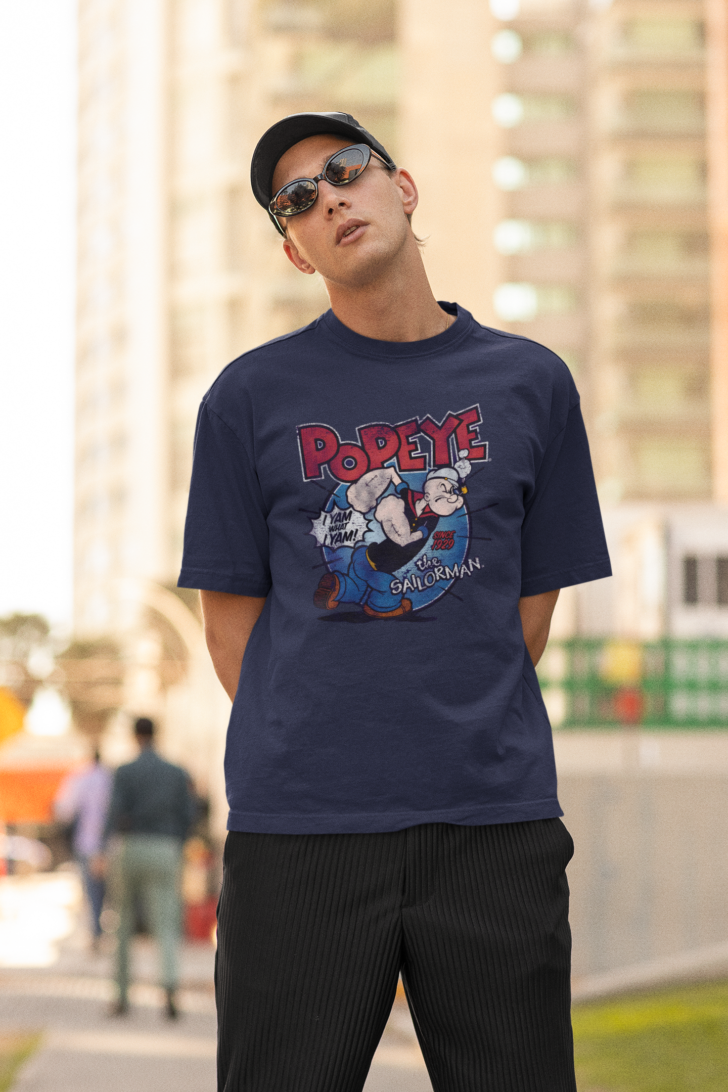 Y&D: "Popeye the Sailor" themed Unisex Oversized tee