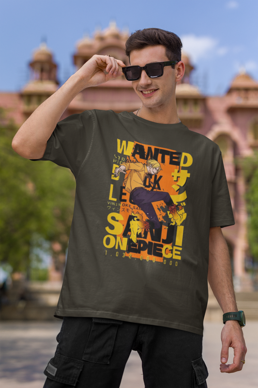 Y&D: Sanji's Wanted Legacy Unisex Heavy  Oversized Tee
