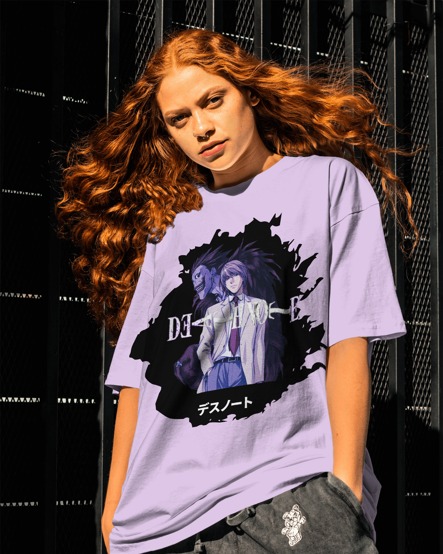 Y&D Shadows of Justice: Death Note Duo Unisex Oversized Tee